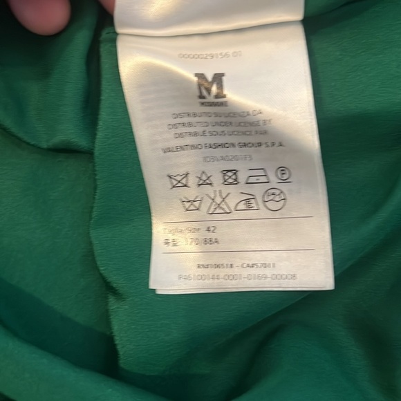 M by Missoni Silk Shift Dress Sleeveless Multi Colored Abstract Floral Size 42/6 - Picture 10 of 10